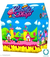  Studio Circus House Kids Tent - Free Size, Blue, Poly Cotton, Tent, MultiPack :1